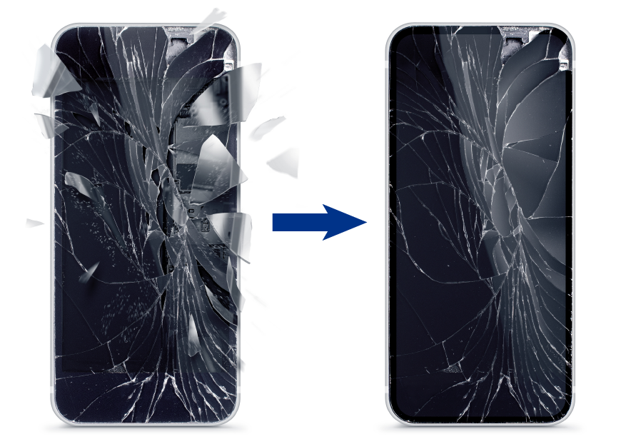Prevent Shards from Scattering upon Impact